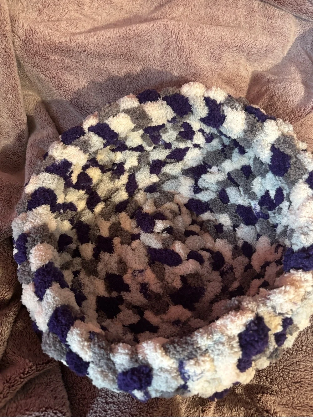 Cozy Plush Homemade Cat Bed
